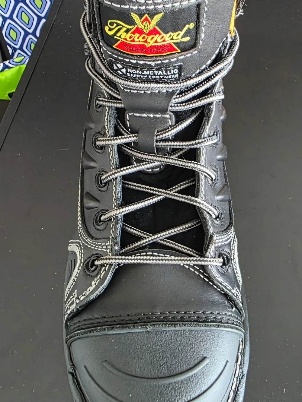 Thorogood Men's Black Safety Work Boot
